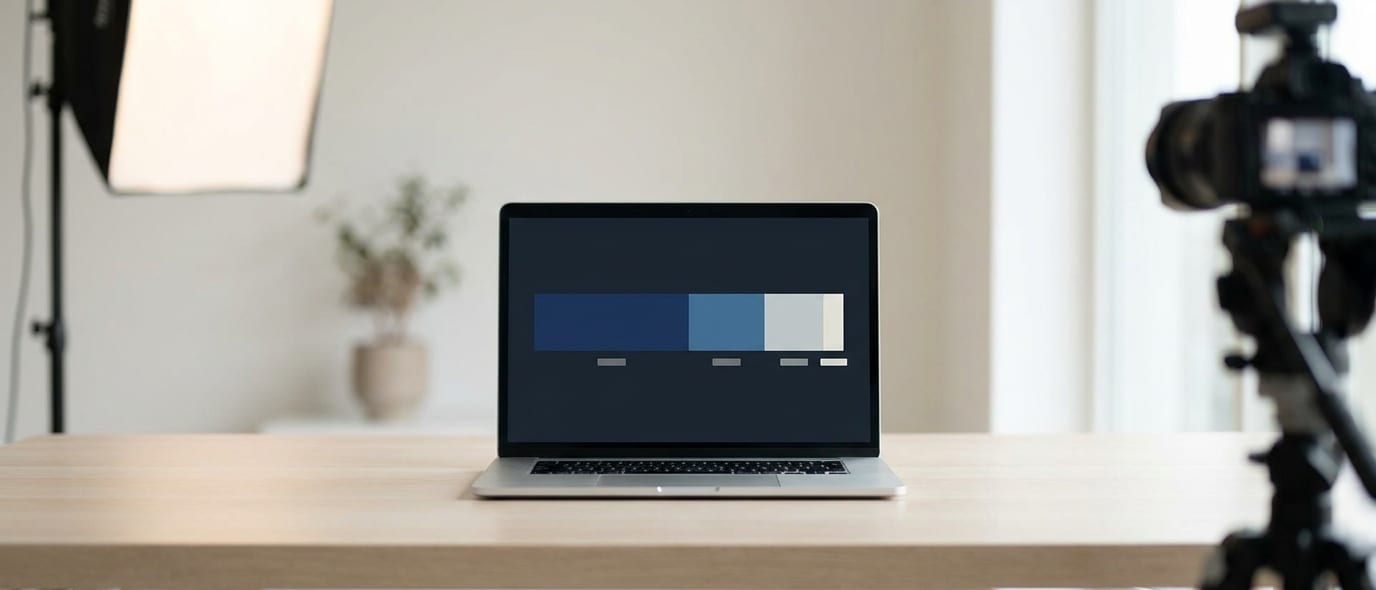 A laptop on a desk showing a monthly payment broken into four segments with the mortgage insurance segment set apart