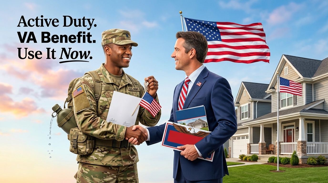 Active Duty. VA Benefit. Use It Now