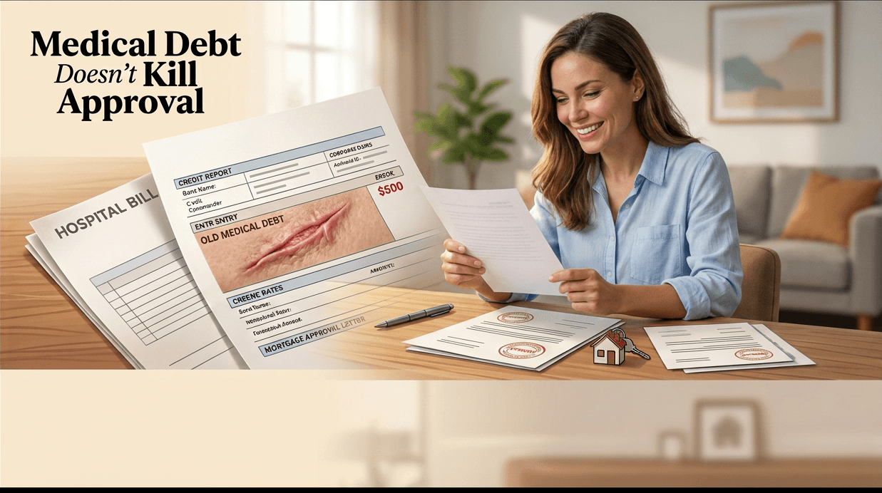 Medical Debt Doesn't Kill Approval